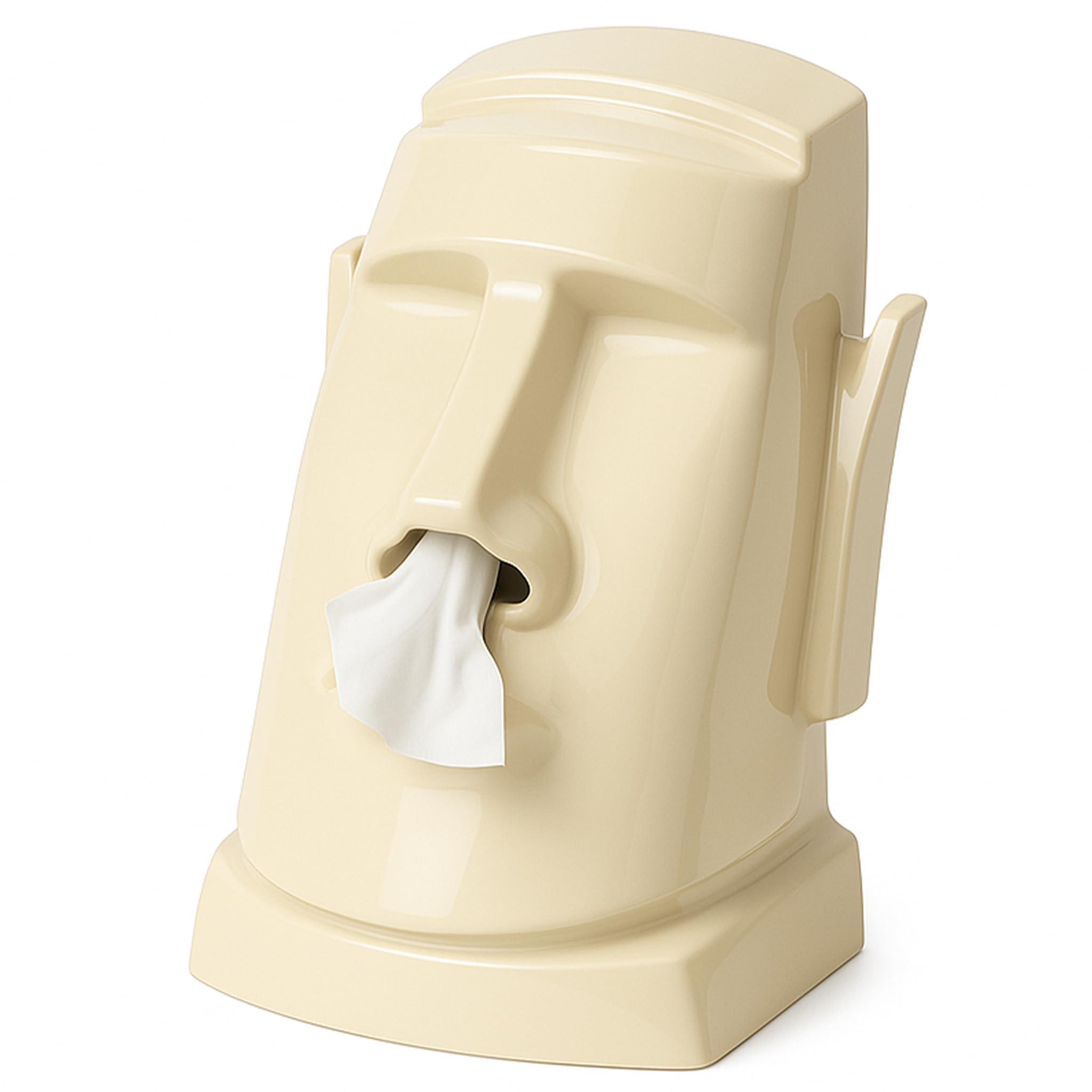 Amazon｜[Queen-b] モアイ ティッシュケース 収納 ケース ティッシュ